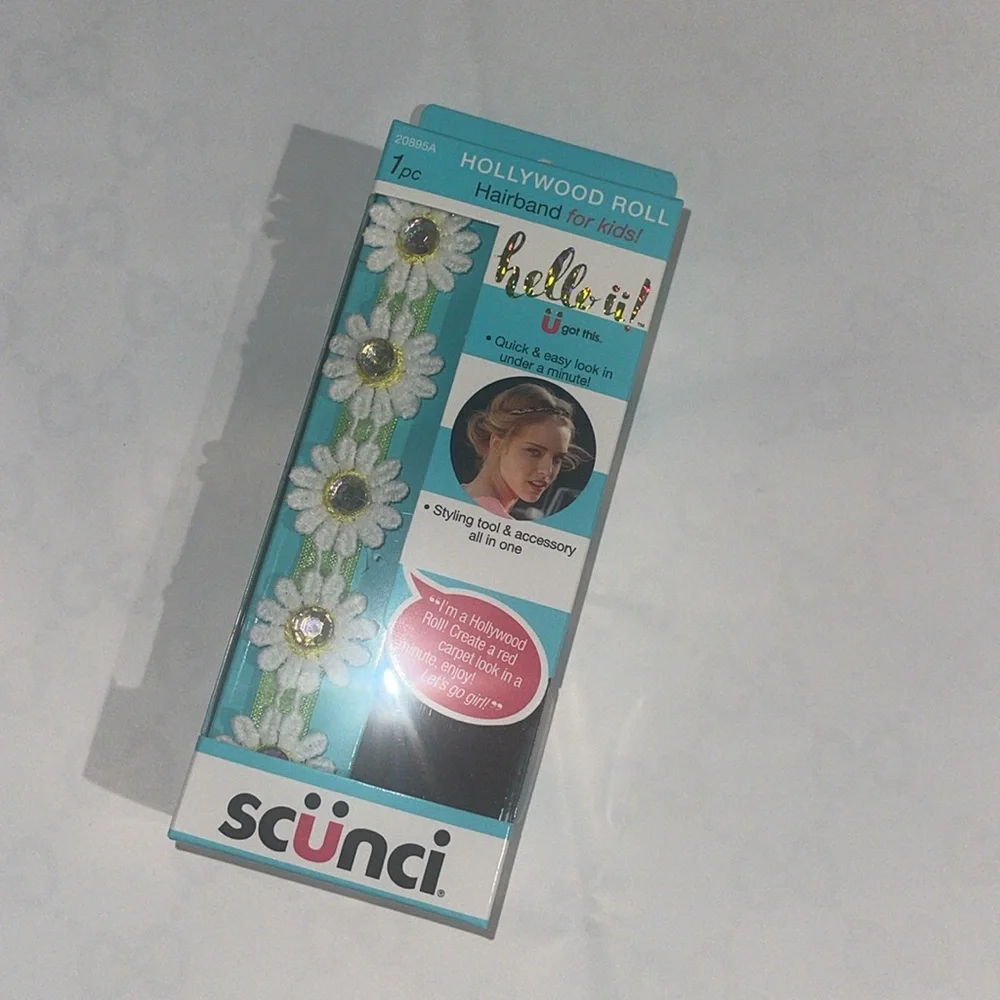 NWT NIB SCUNCI HAIRBAND HOLLYWOOD ROLL - Picture 3 of 6